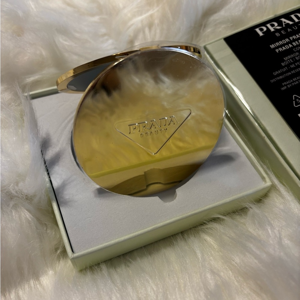 Prada Beauty Gold Compact Mirror/GWP